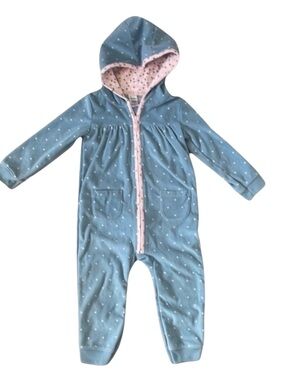 Carter's Hooded fleece Jumpsuit 24 Months